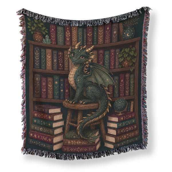 Emerald Dragon Library Blanket