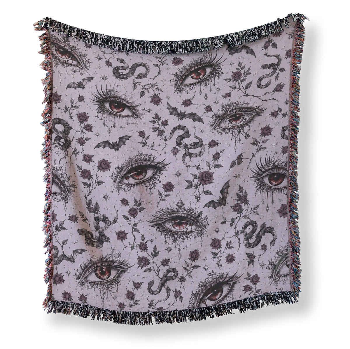 All-Seeing Eyes Gothic Pattern Blanket Main image