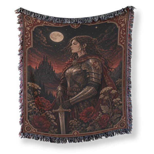 The Crimson Moon Knight Blanket