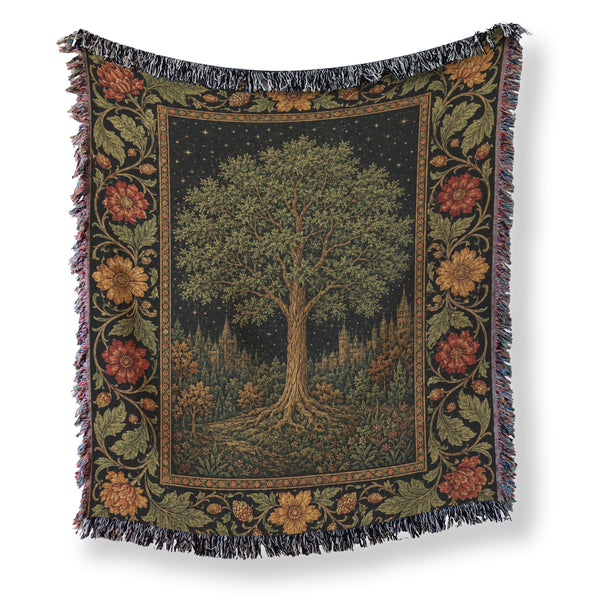 Autumn Kingdom Tree Blanket