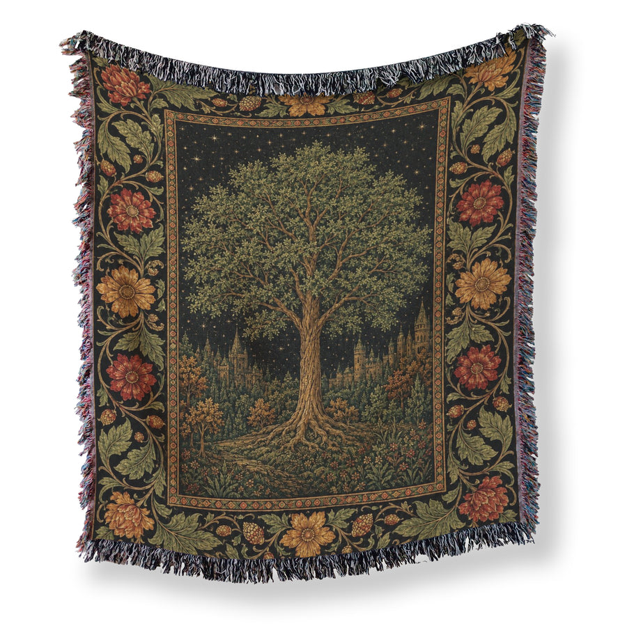 Autumn Kingdom Tree Blanket