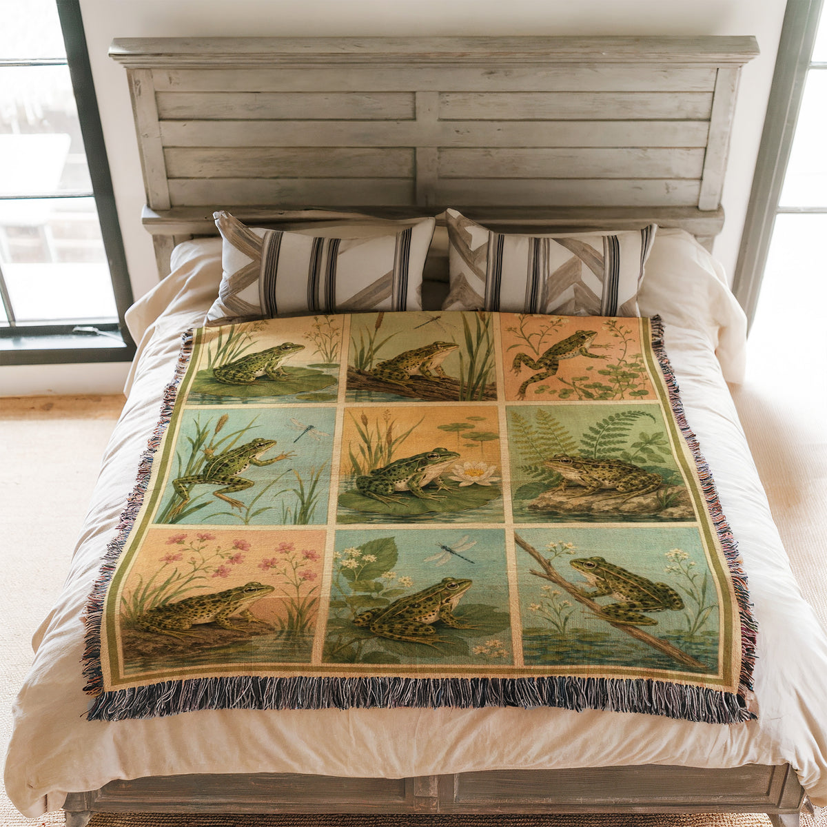 Vintage Frog Pond Blanket