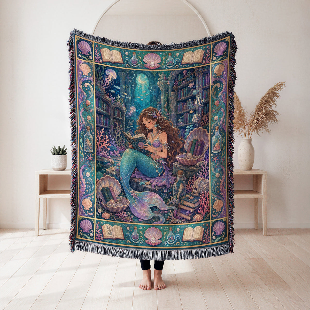Mermaid's Secret Library Blanket