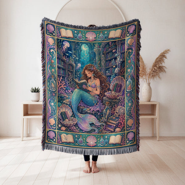 Mermaid's Secret Library Blanket