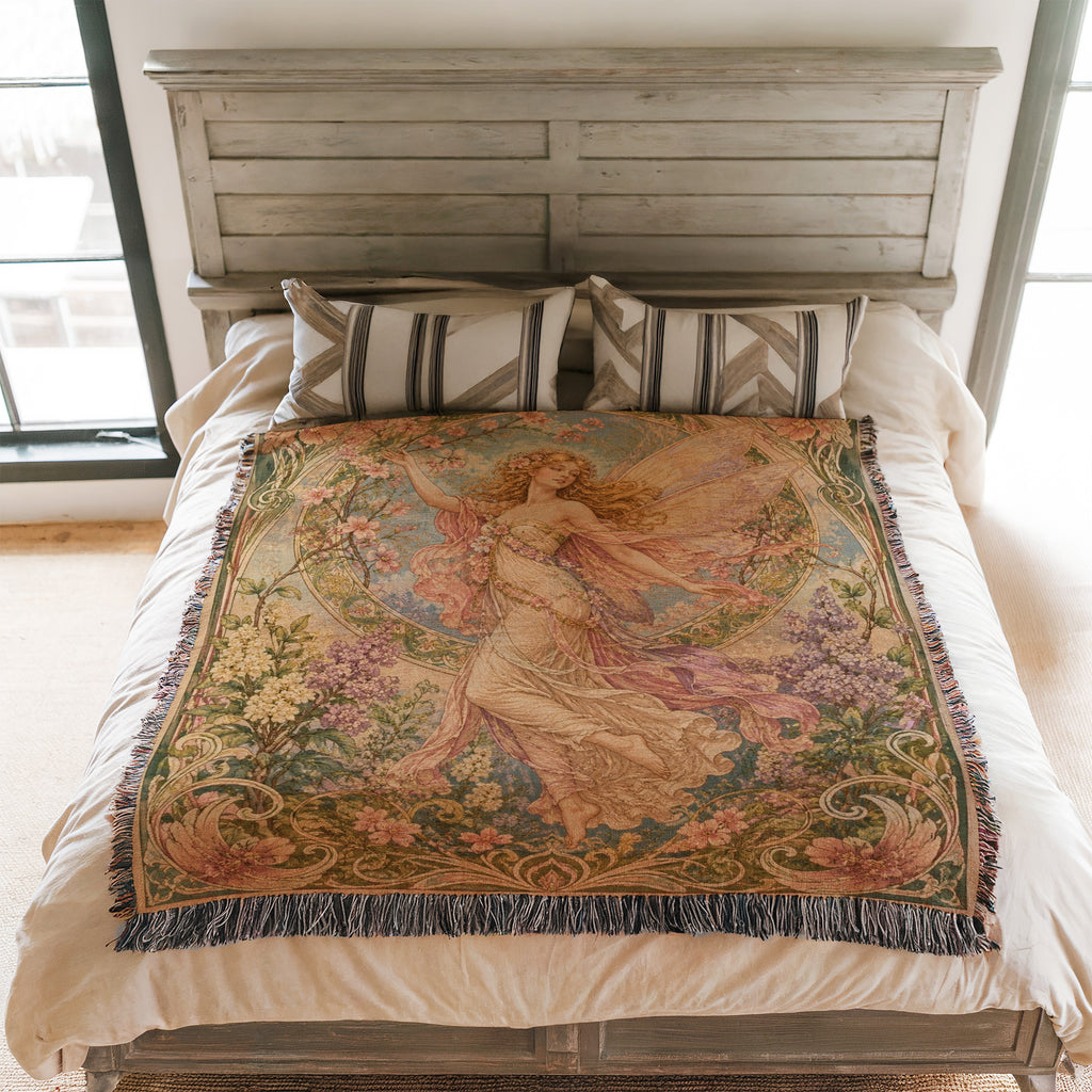 Spring Blossom Fairy Blanket