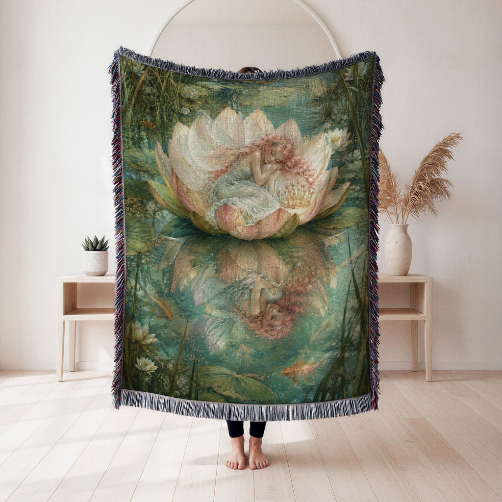 Sleeping Water Lily Fairy Blanket