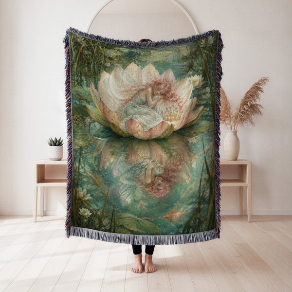 Sleeping Water Lily Fairy Blanket