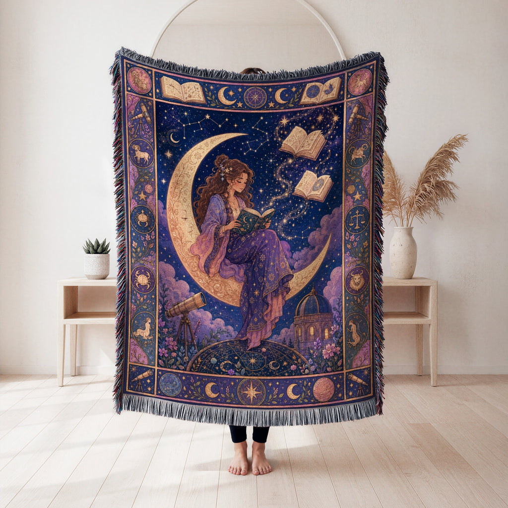 Celestial Moon Reader Blanket