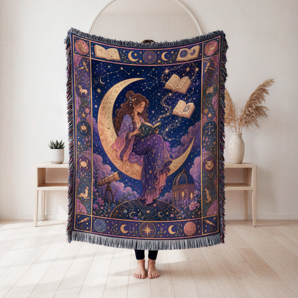 Celestial Moon Reader Blanket