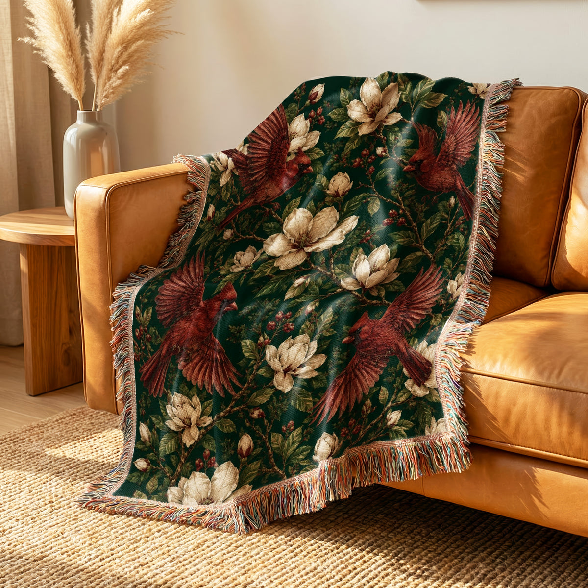Cardinal Magnolia Blanket