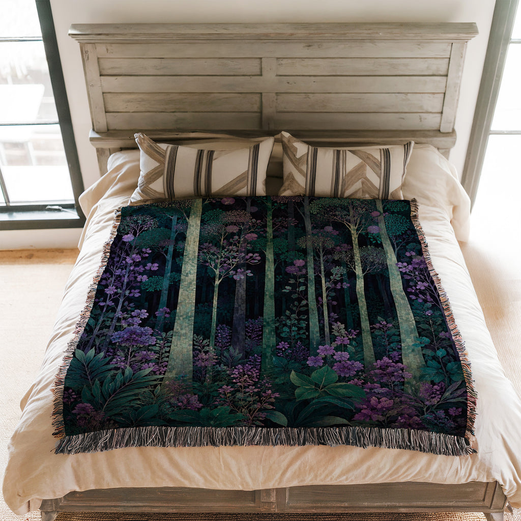 The Violet Woodland Blanket
