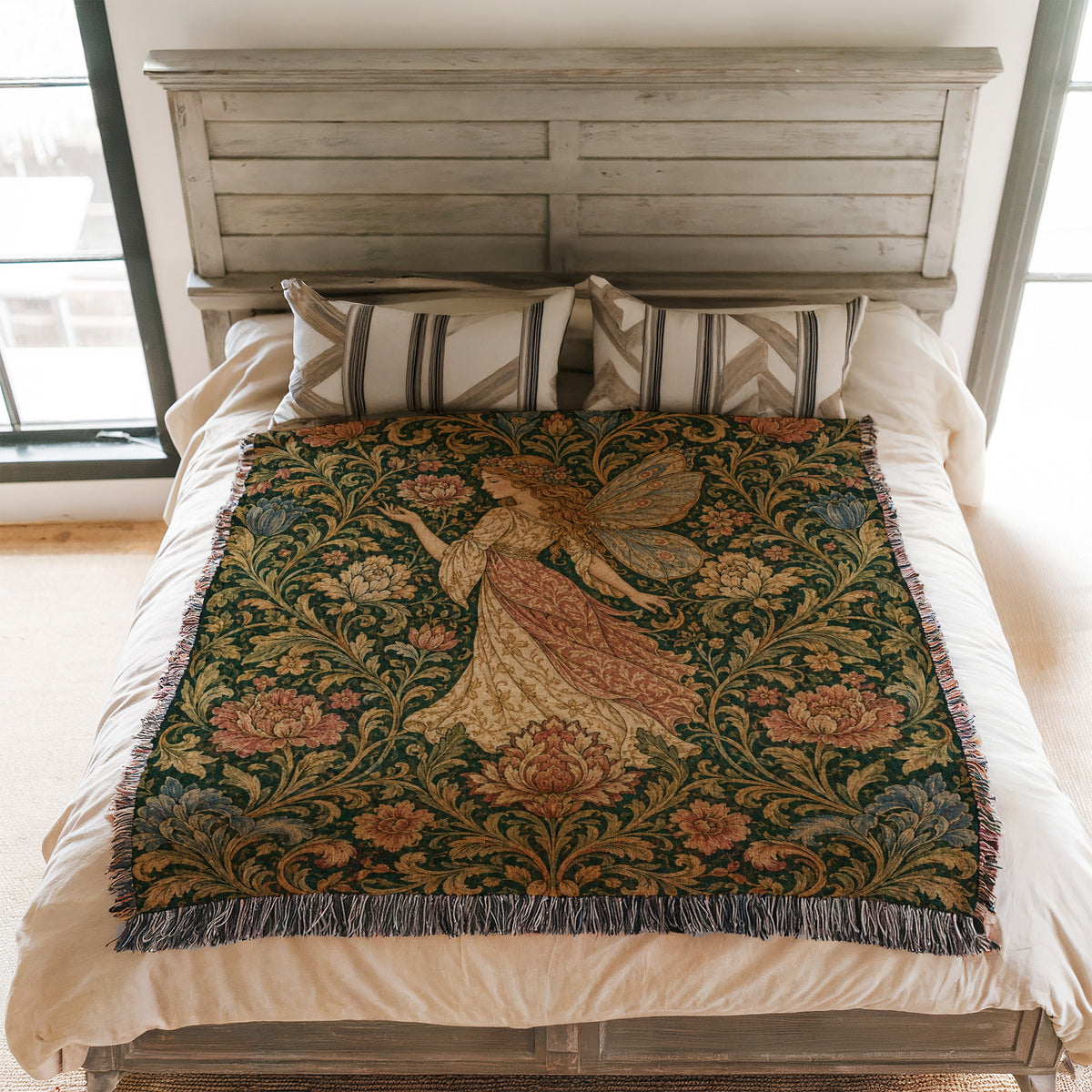 Tapestry Garden Fairy Blanket