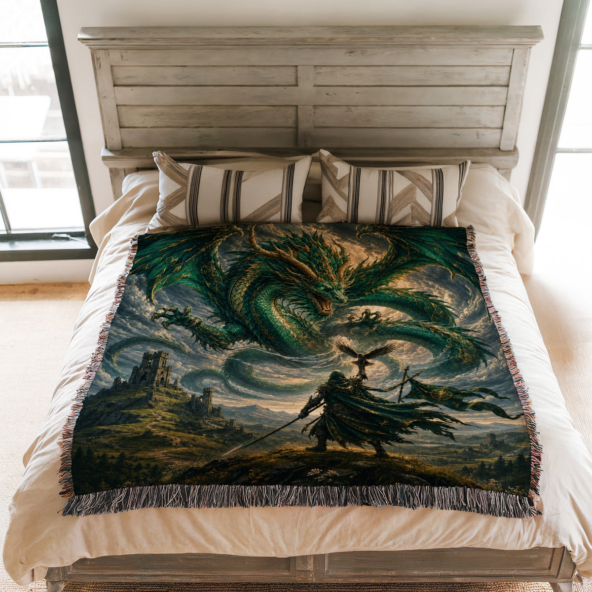 The Stormborn Dragon Knight Blanket