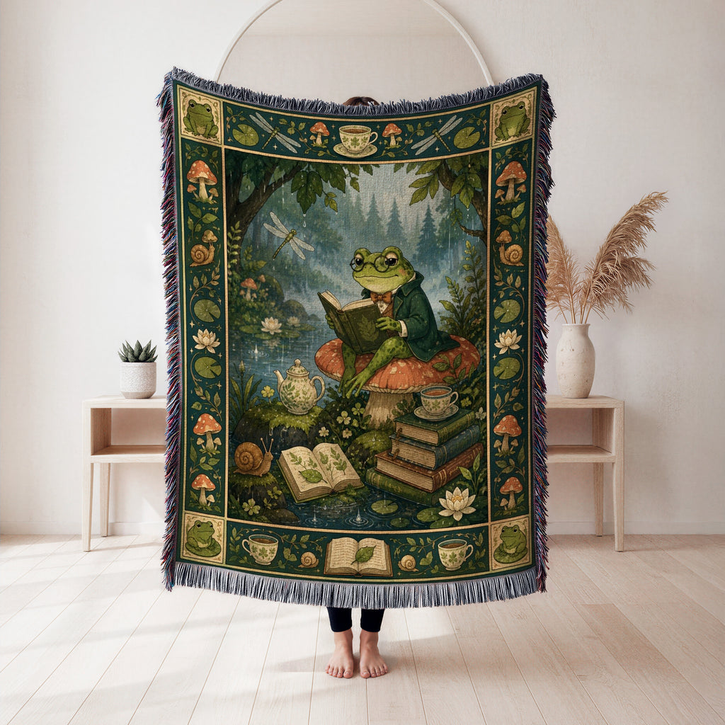 The Frog Scholar's Pond Blanket