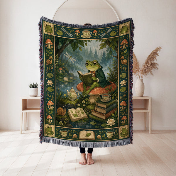 The Frog Scholar's Pond Blanket