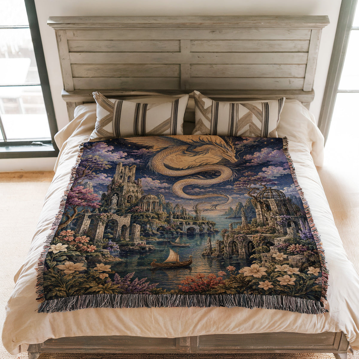 The Moon Serpent Ruins Blanket