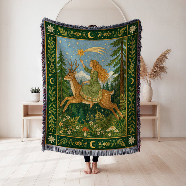 Shooting Star Stag Blanket