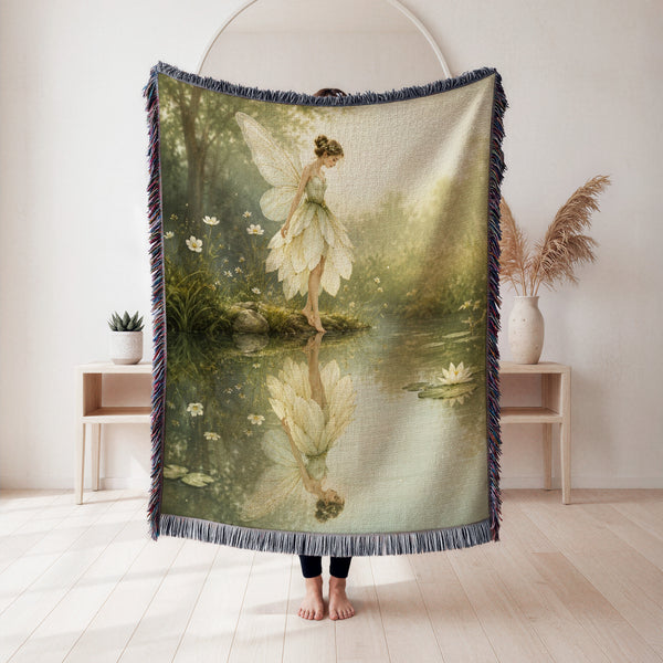 White Meadow Fairy Blanket