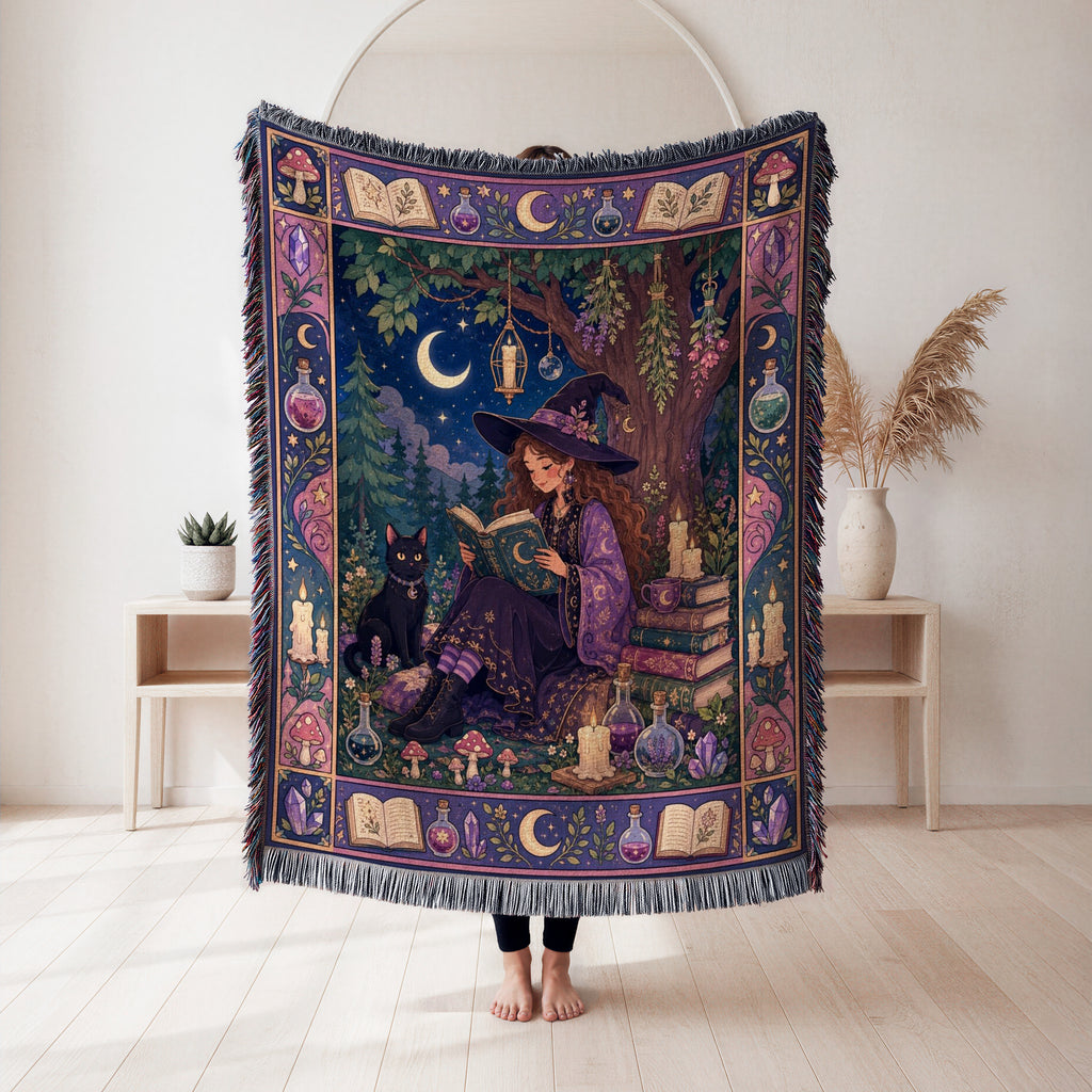 The Woodland Witch Reader Blanket