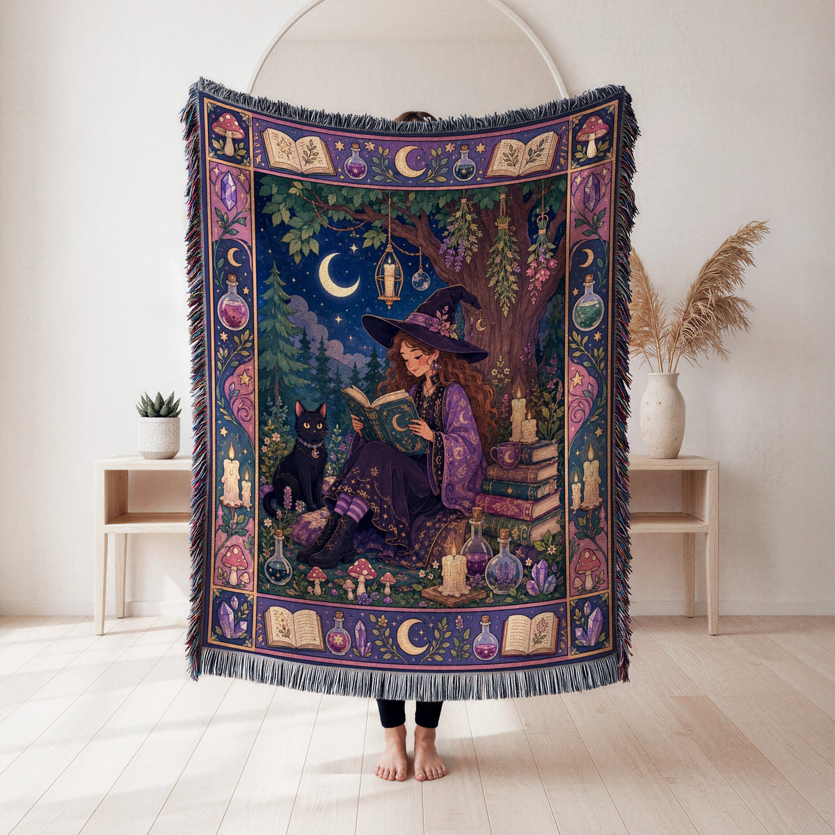The Woodland Witch Reader Blanket