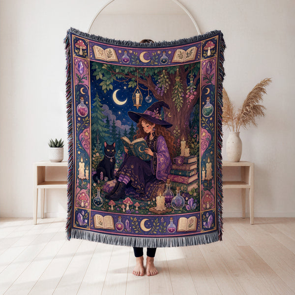 The Woodland Witch Reader Blanket