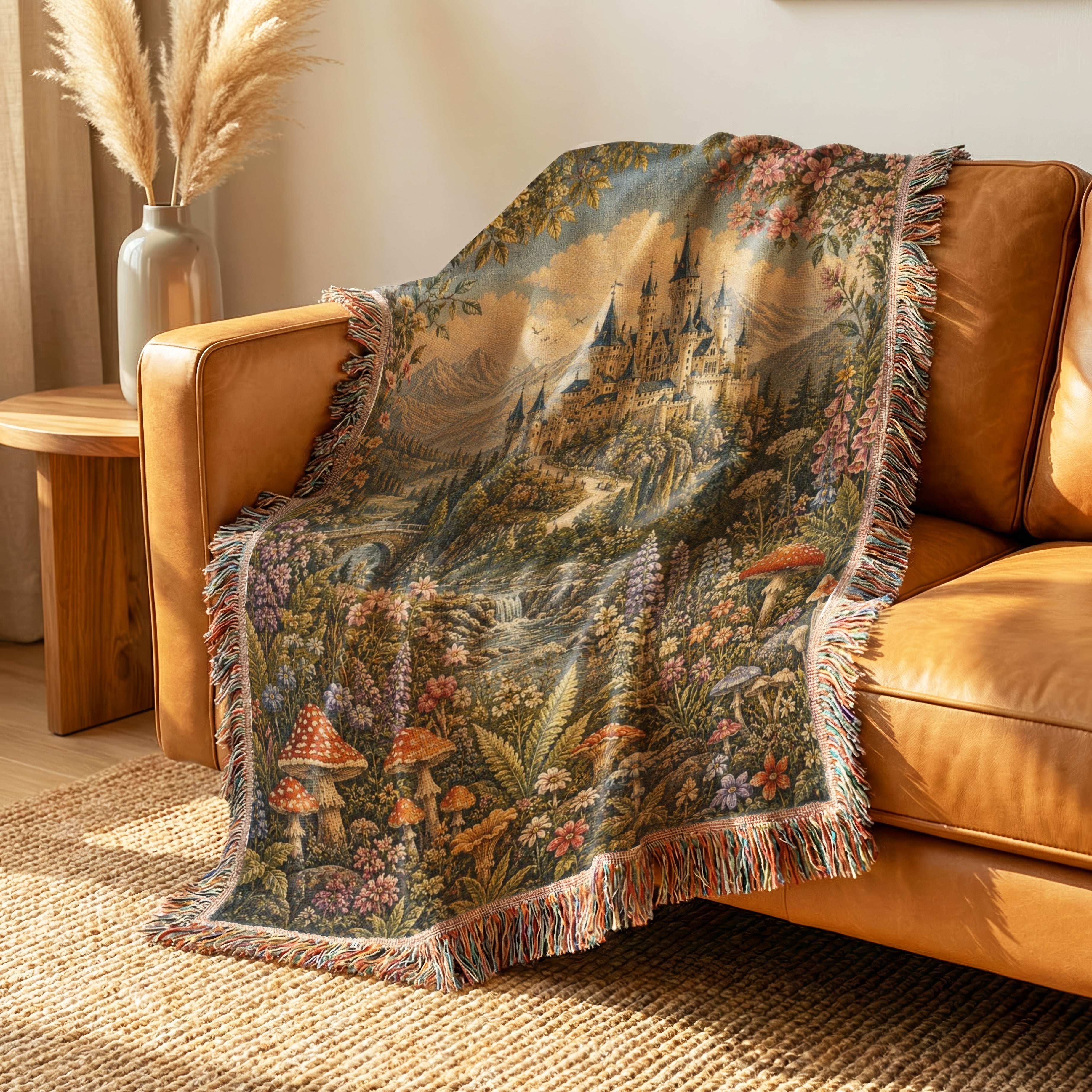 Wildflower Fairytale Castle Blanket Secondary image