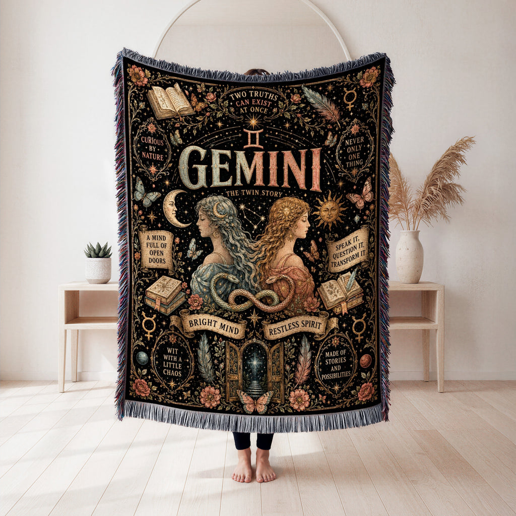 Gemini – The Twin Story Zodiac Blanket