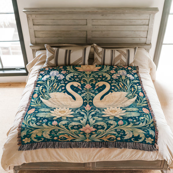 Swan Water Garden Blanket