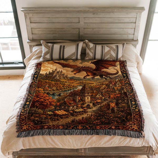 The Dragon Over Autumnvale Blanket