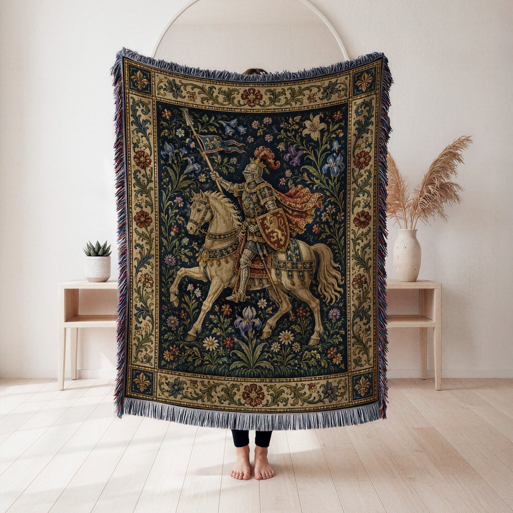 The Fleur-de-Lis Cavalier Blanket