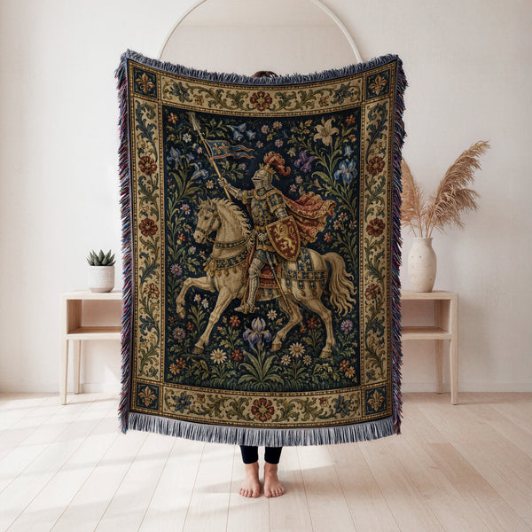 The Fleur-de-Lis Cavalier Blanket