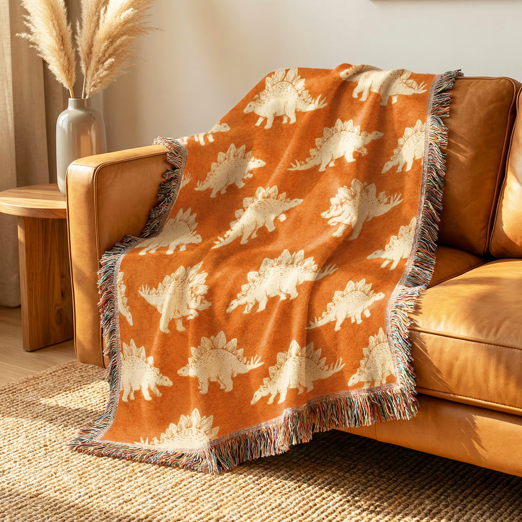 Vintage Stegosaurus Blanket