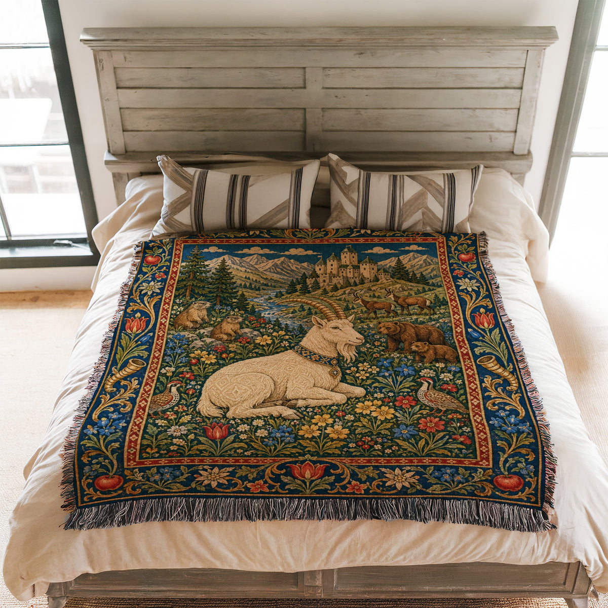 The White Ibex of the Mountain Vale Blanket