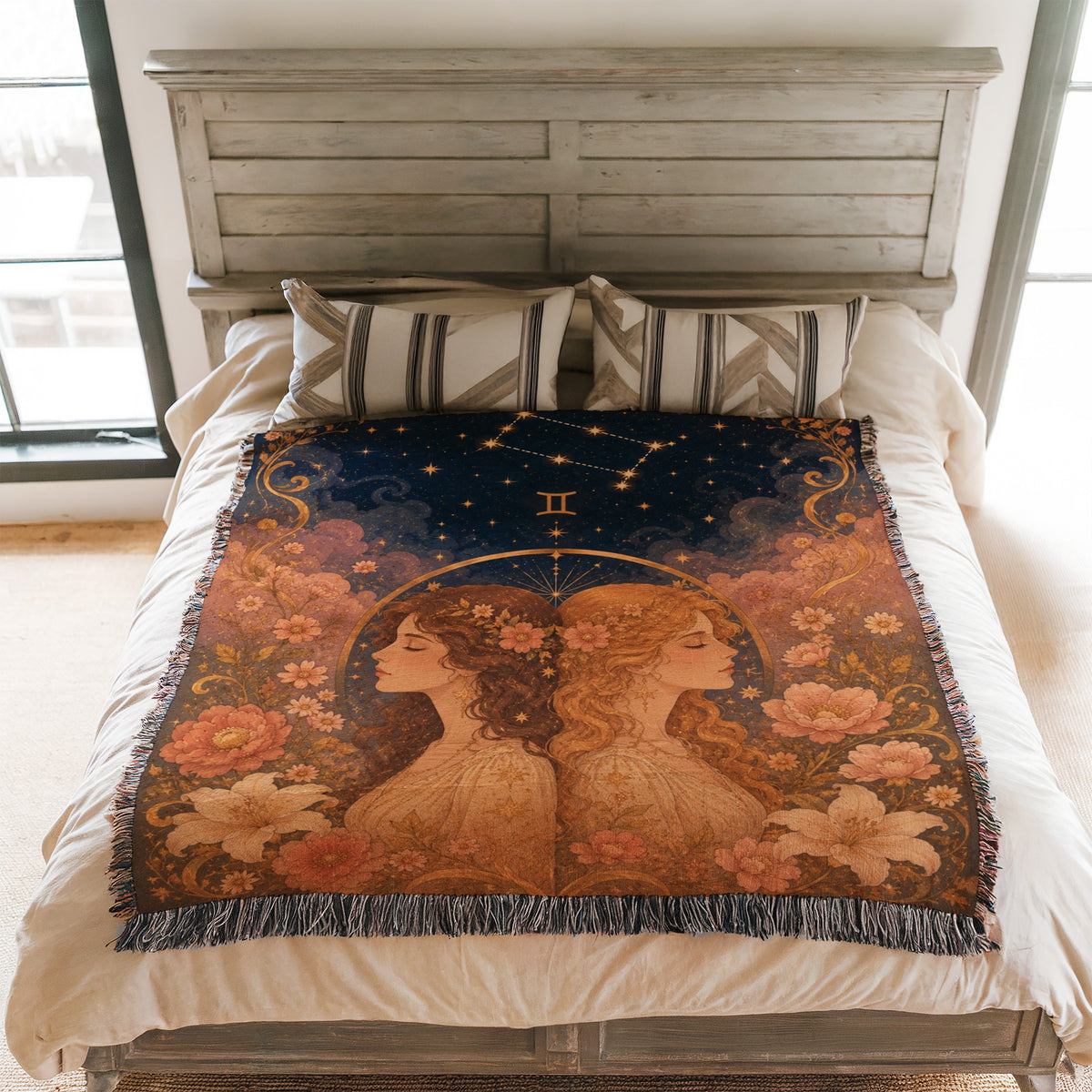 Gemini Celestial Twins Blanket