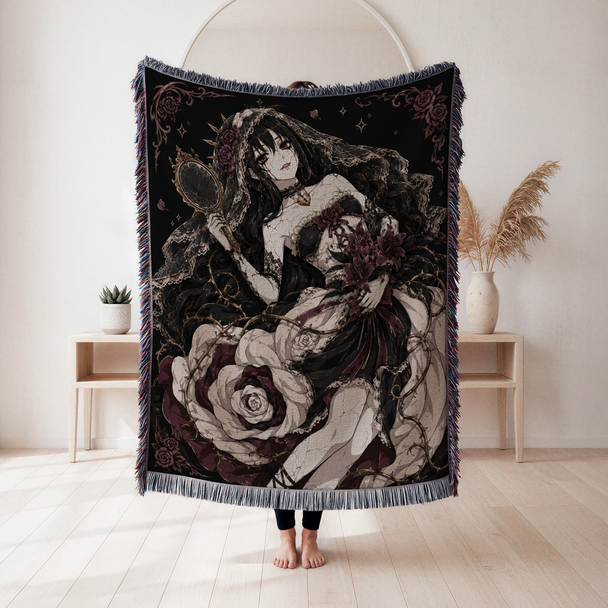 The Rose Veil Bride Blanket