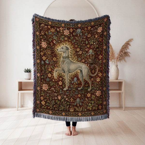 The Greyhound of the Rose Court Blanket