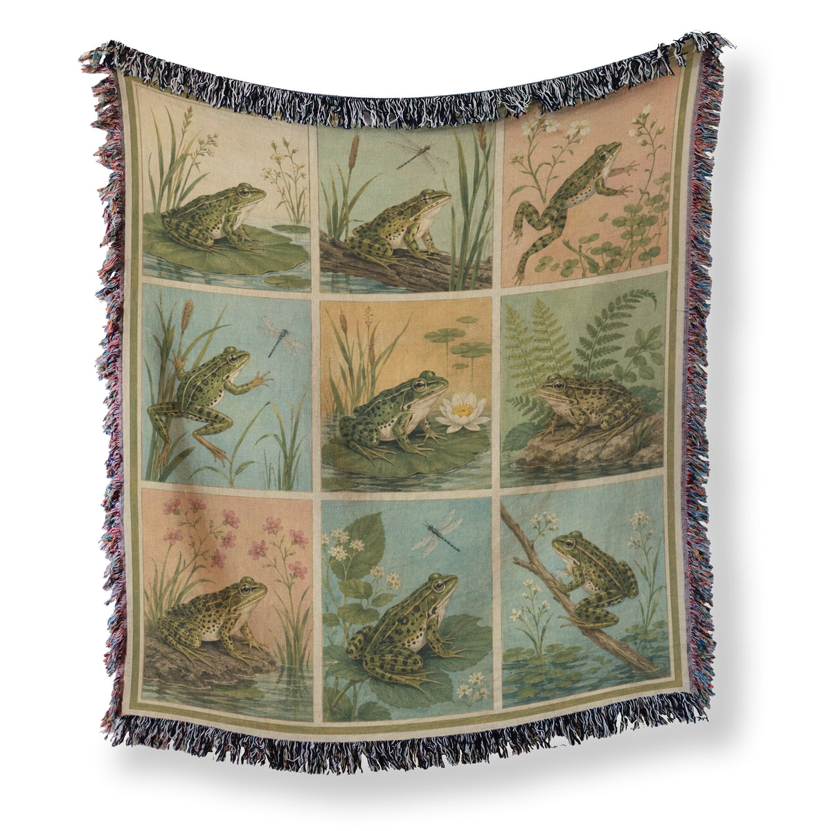 Vintage Frog Pond Blanket