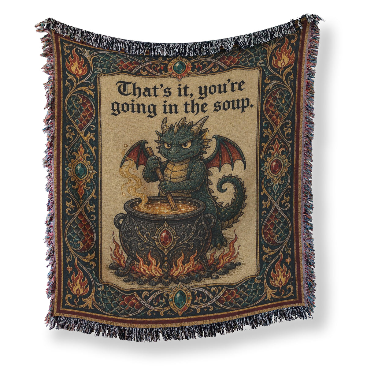 The Soup Pot Dragon Blanket