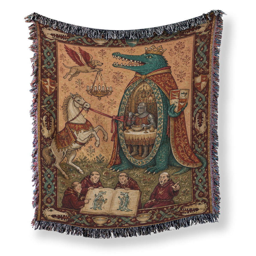 The Feast of the Crocodile King Blanket