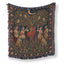 The Moonlit Stag Hunt Blanket