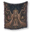 Libra Heart & Star Scales – Gothic Zodiac Blanket