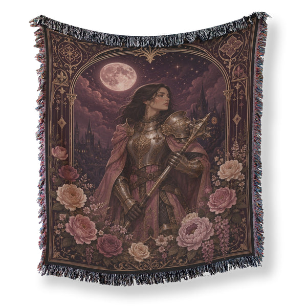 The Rosebound Knight Blanket