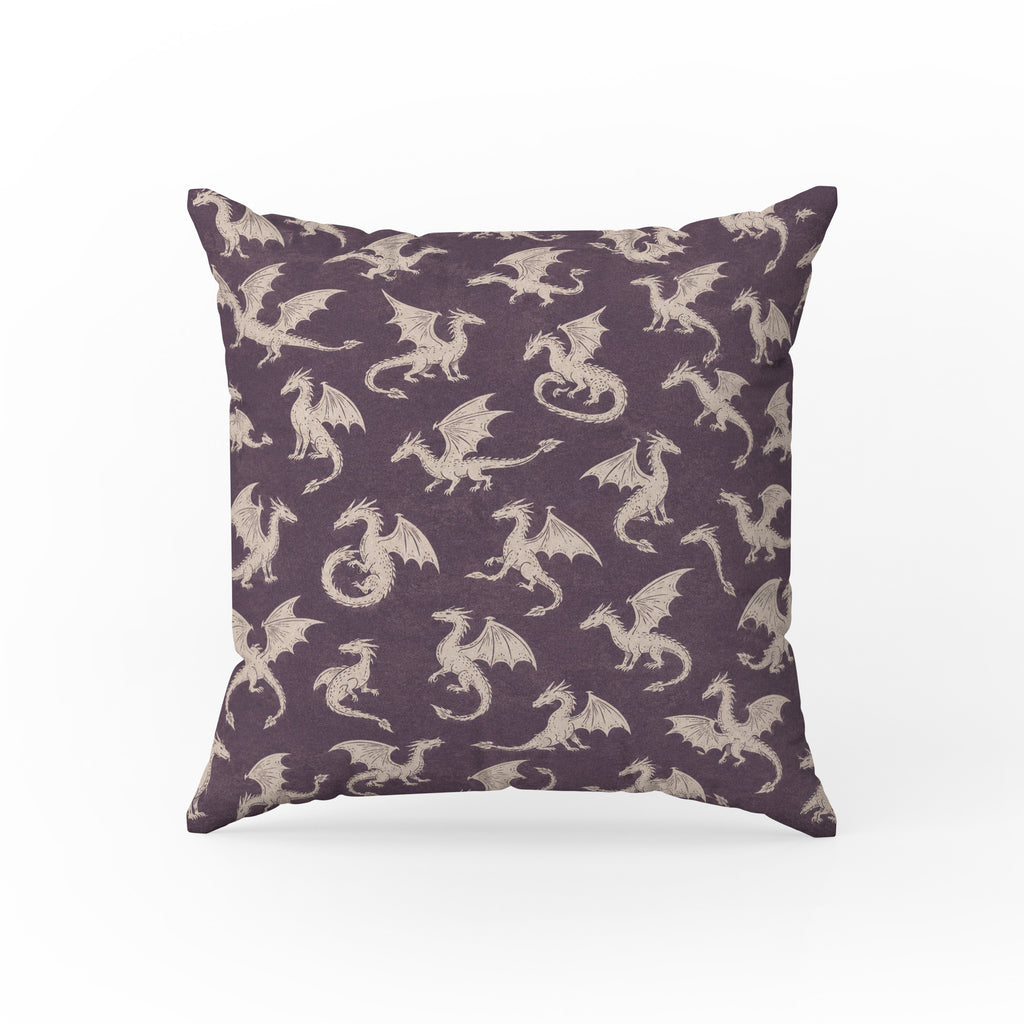 Little Dragons – Plum Fantasy Pillow