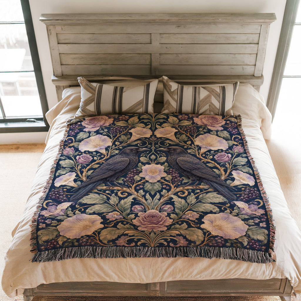 Raven & Rose Garden Blanket