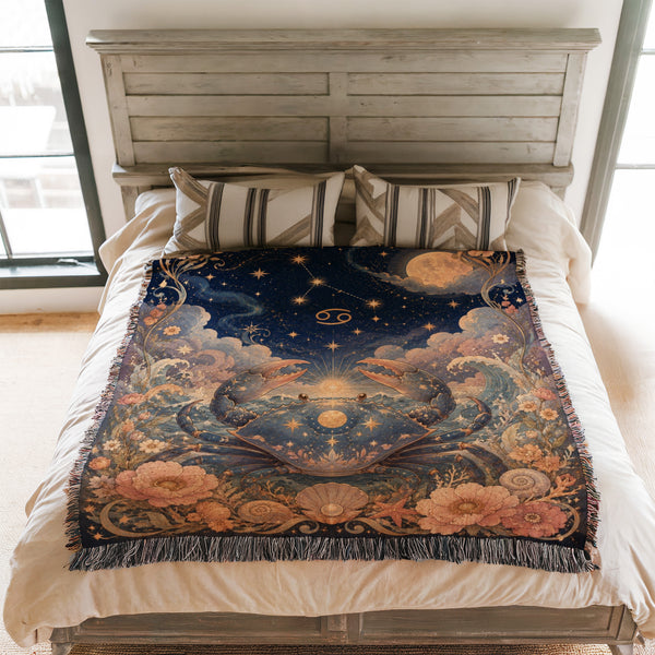 Cancer Moonlit Crab Blanket