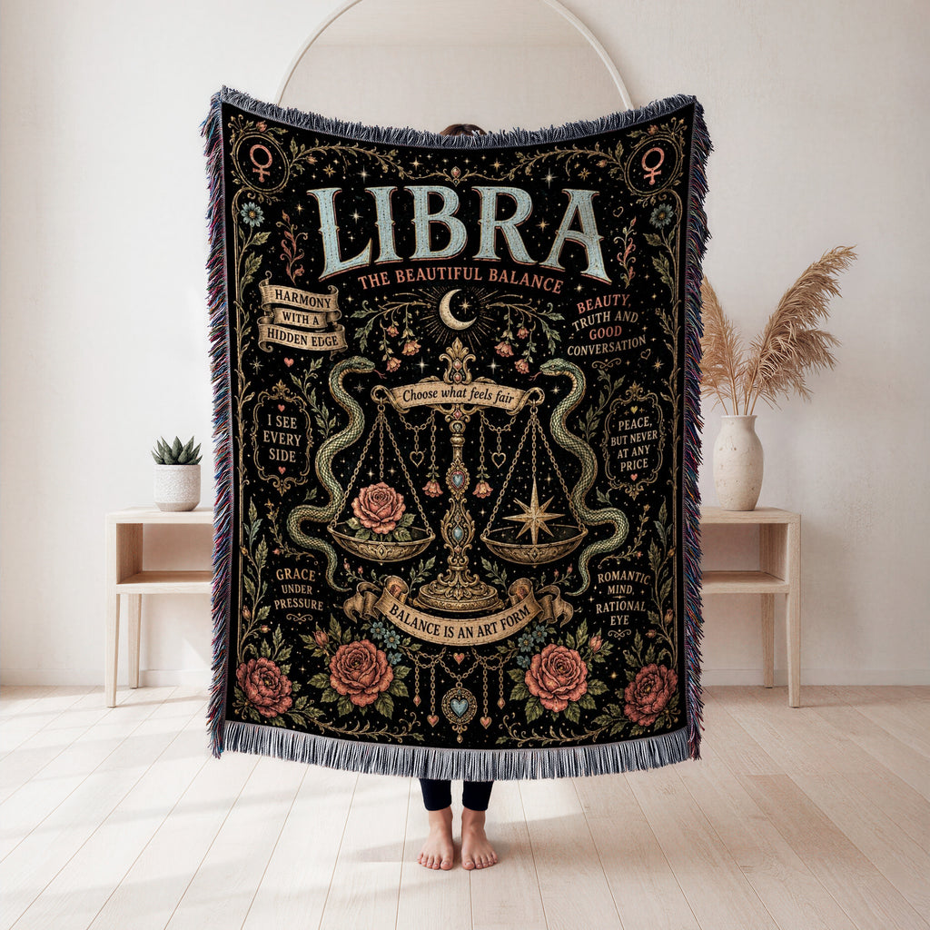 Libra – The Beautiful Balance Zodiac Blanket