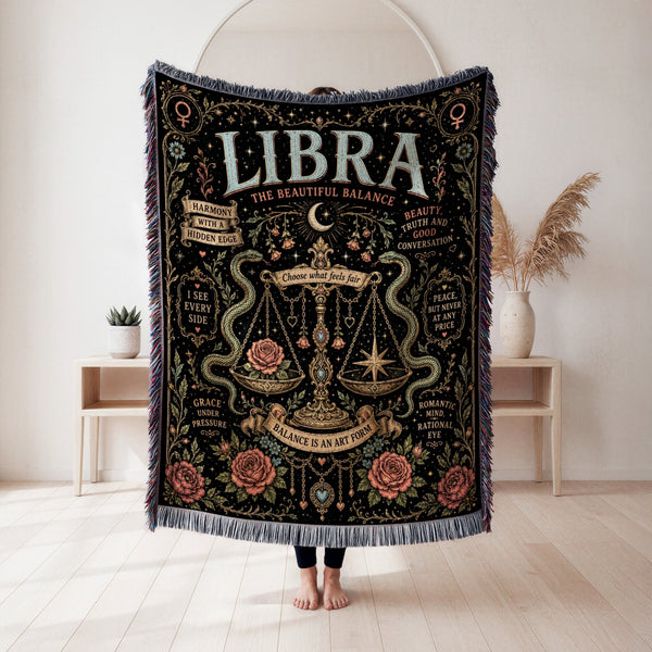 Libra – The Beautiful Balance Zodiac Blanket