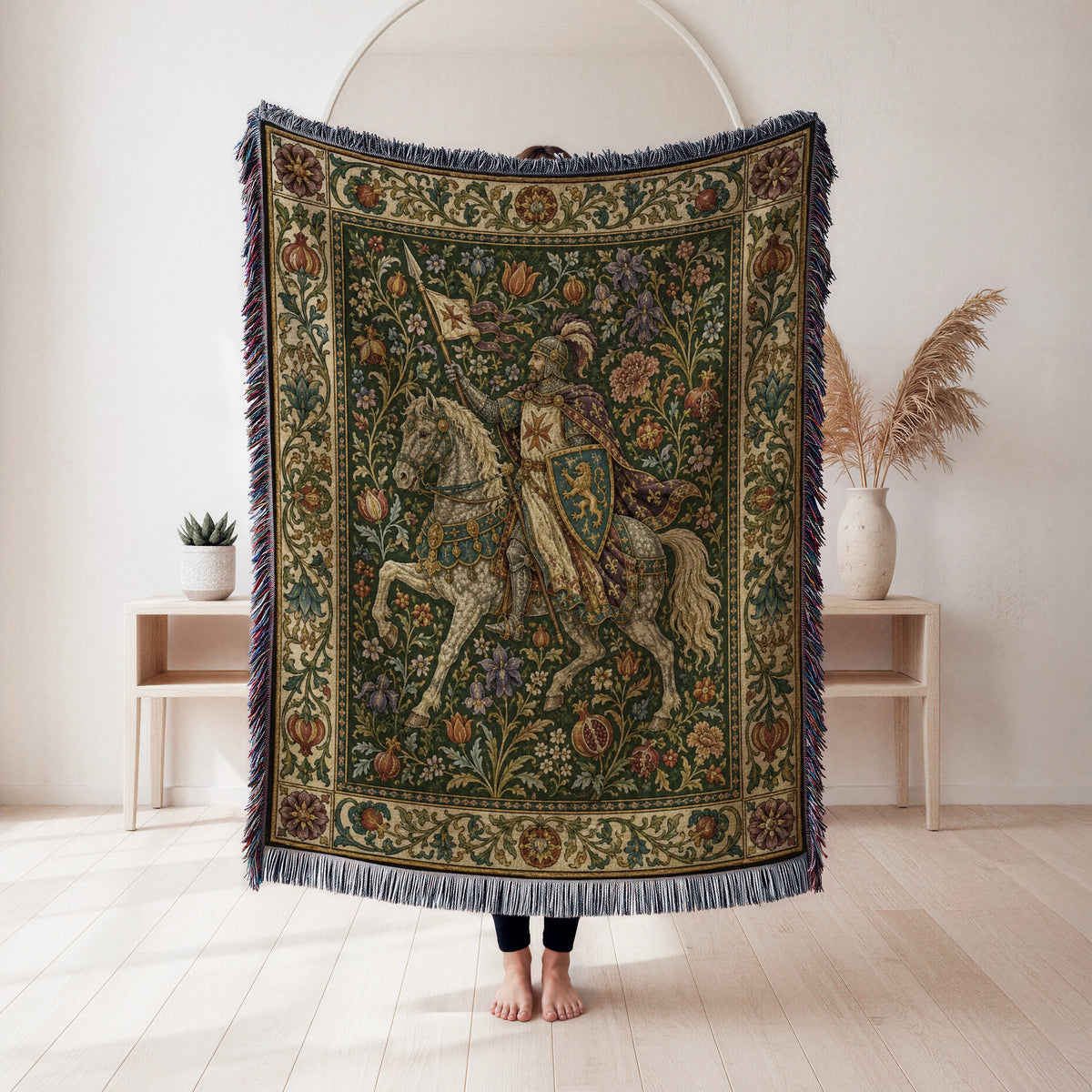 The Pomegranate Knight Blanket