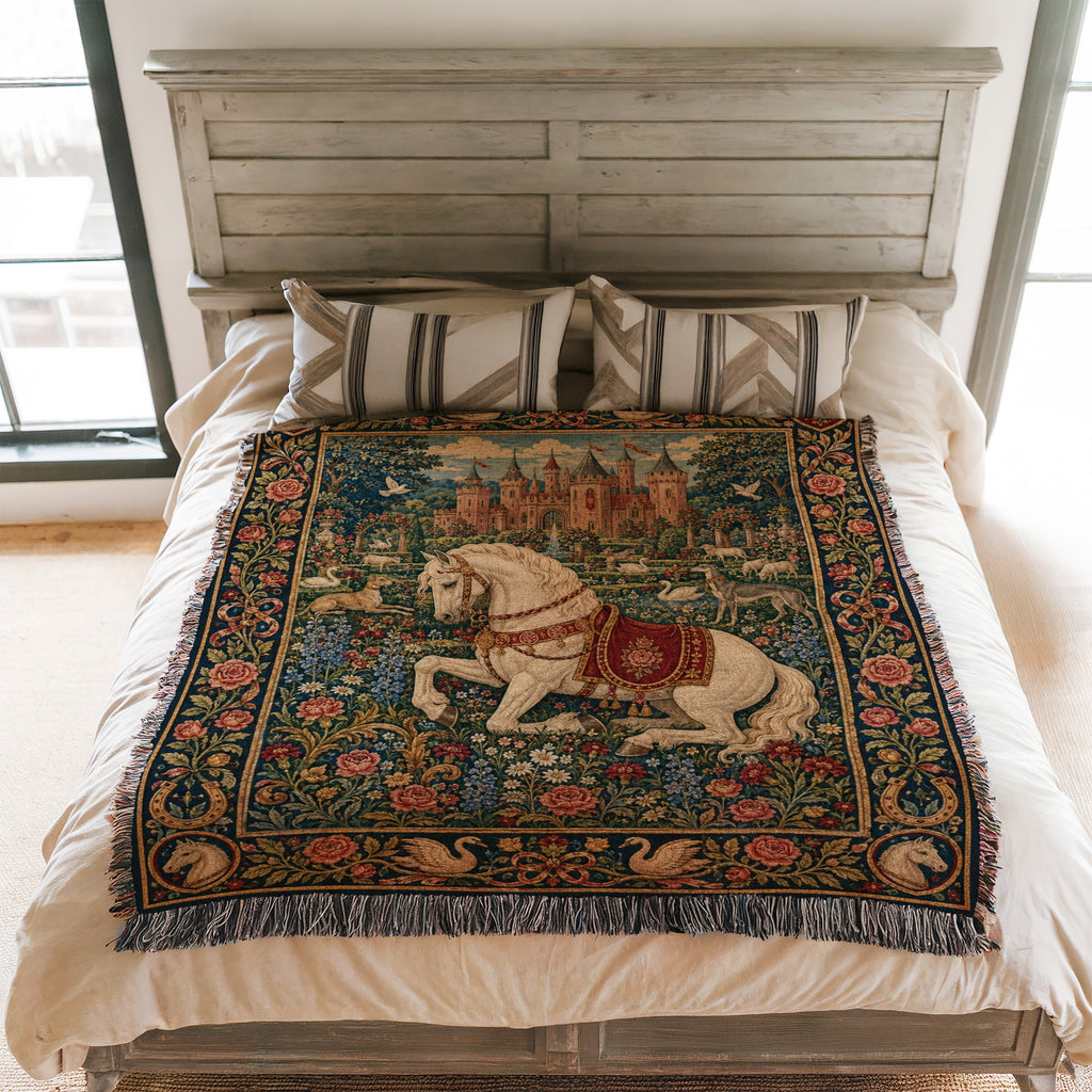 The Rose Court Warhorse Blanket