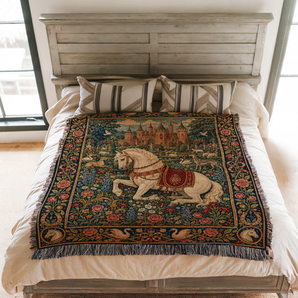 The Rose Court Warhorse Blanket